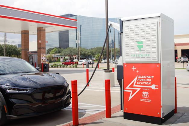 The chargers mark the debut of ultrafast EV charging at a convenience fuel station in Houston. They also are the first commissioned FreeWire chargers in Texas