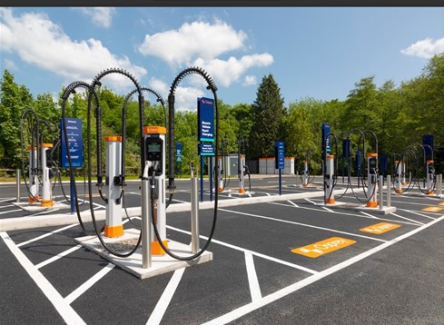 Salmon’s Leap Car park has been re-designed specifically for EV charging