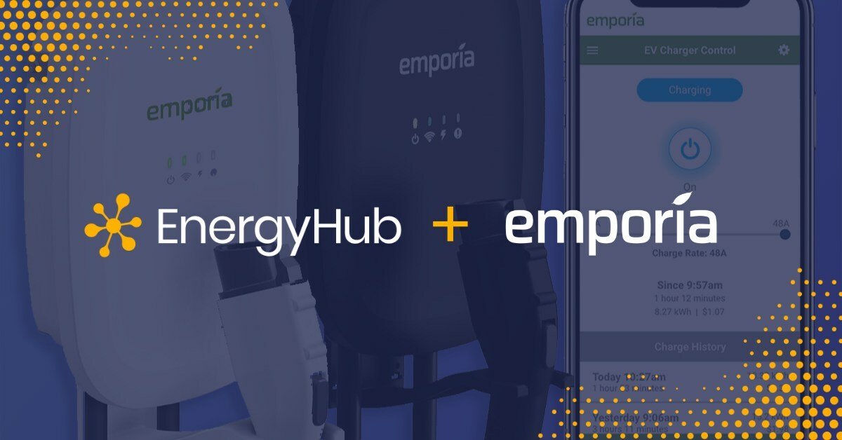 Through the EnergyHub EV platform, utility customers get access to Emporia's faster charging system that saves money and is compatible with all EV makes and models