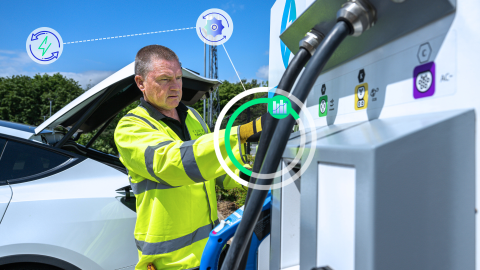 The Yunex Traffic portfolio includes a broad range of services for the realisation of EVCI projects, the reliable operation of EVCI networks and the electrification of fleets. Photo: Yunex Traffic