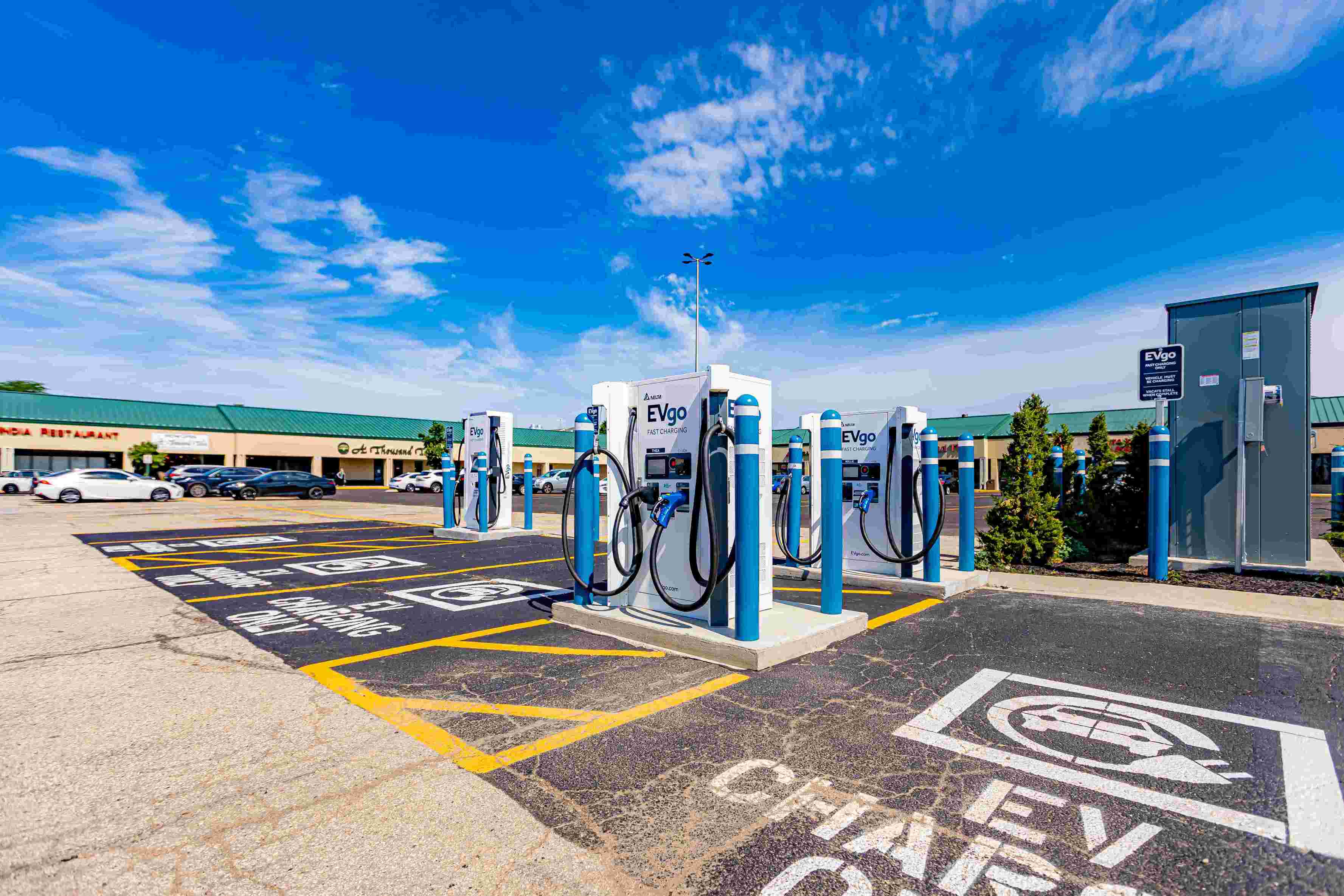 An EVgo fast charging station. Photo: Business Wire