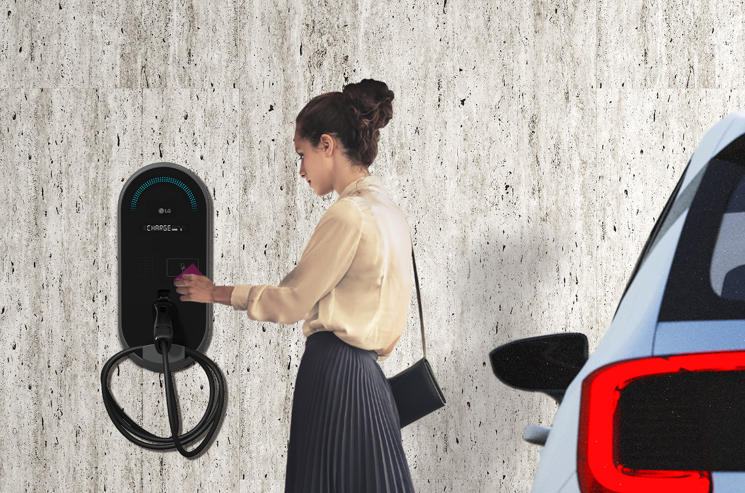 LG’s 2024 chargers will leverage the company's nationwide B2B sales and support network and rapidly growing EV charging infrastructure to help drive electrification. Photo: LG Electronics