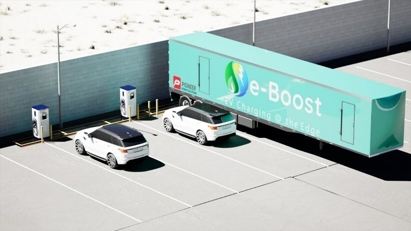 Pioneer Power Solutions’ e-Boost will support Macaw's low carbon LNG to ultra high-speed EV charging in Texas. Photo: Pioneer Power Solutions