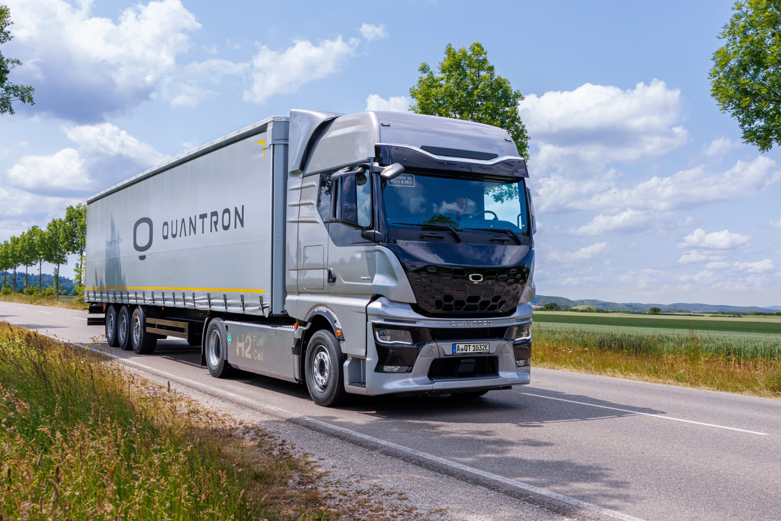 The publicly accessible refuelling station near Middlesbrough town centre will be able to dispense up to 1.5 tonnes of hydrogen to heavy vehicles per day. Image: Novuna Vehicle Solutions