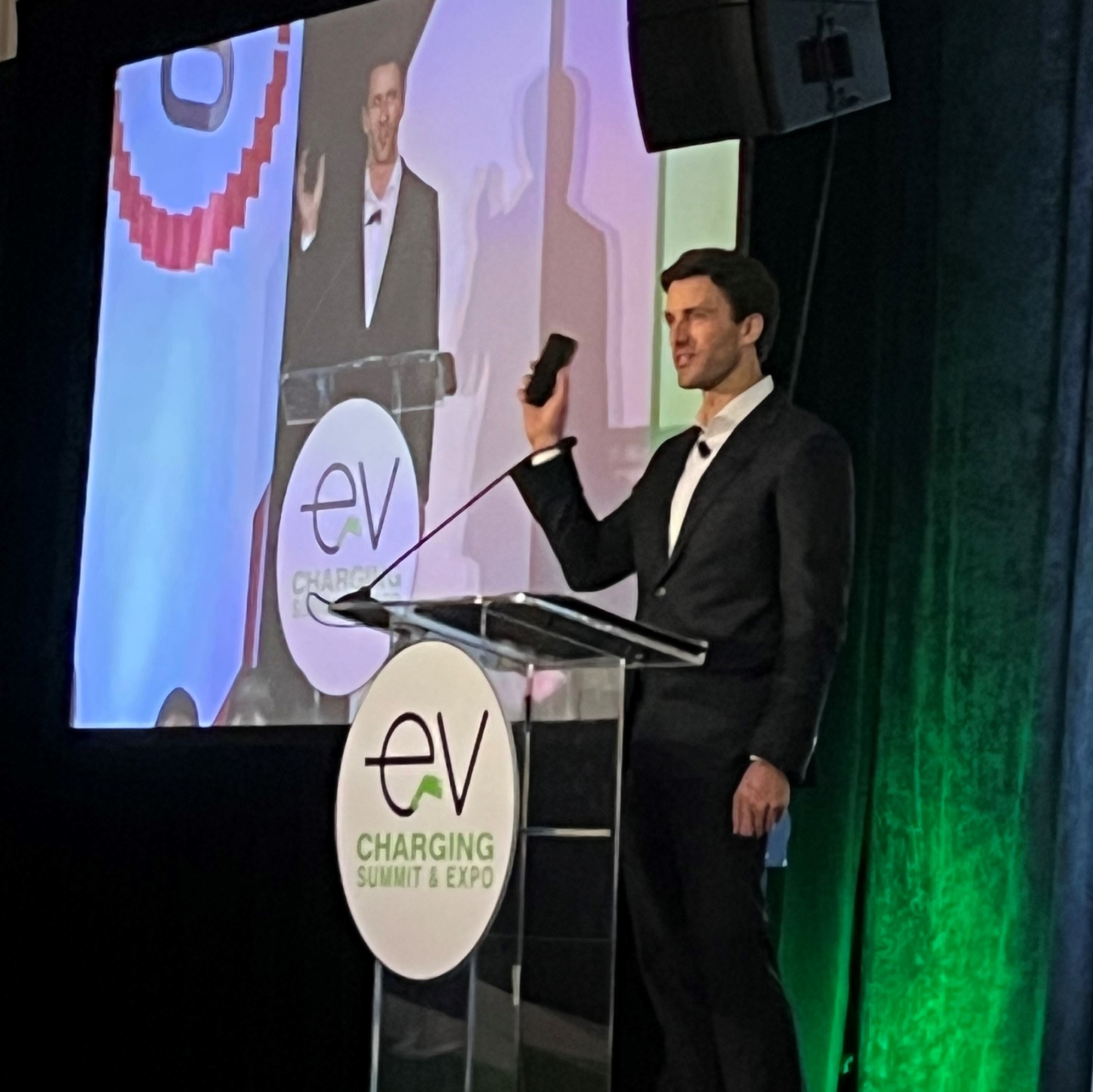 Andrew Cornelia told the audience at the EV Charging Summit & Expo that Mercedes-Benz has invested US$1bn in building its North American charging network
