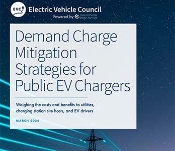 The objective of the study was to evaluate the potential effects of different strategies on various stakeholders, including utilities, EV charger site hosts and EV drivers. Image: Transportation Energy Institute
