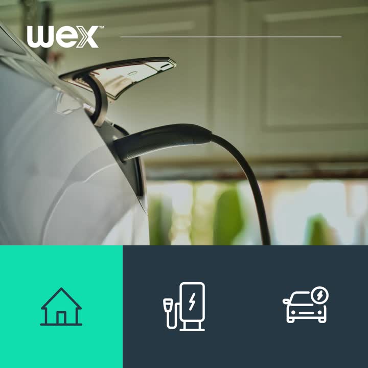 Wex EV At-Home complements Wex En Route, which allows secure public EV charging with Wex's app and RFID card. Photo: Wex