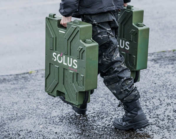 Kratos power packs being handled with ease. Photo: Solus Power