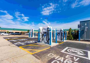 An EVgo fast charging station. Photo: Business Wire