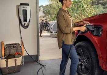 A first-of-its-kind collaboration between Ford and Resideo will explore customer benefits through pairing a smart electric vehicle directly with smart home solutions. Photo: Ford Motor Company
