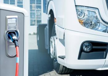 The new "charging-as-a-service" turnkey approach from Renewable Properties is meant to help California fleet operators comply with new electric truck regulations. Image: Renewable Properties