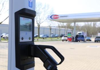 Kempower has delivered its first public charging systems in Kleve, Germany at a charging hub operated by Kuster Energy. Photo: Kempower