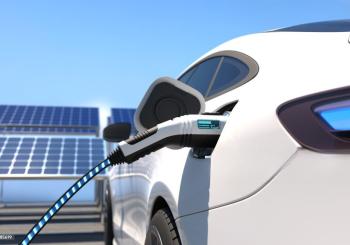TurnOnGreen EV Charger with solar panel system. Photo: TurnOnGreen
