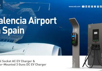 Valencia Airport, handling millions of passengers and tons of cargo annually, ranks among Spain's busiest. Illustration: EVB Charging