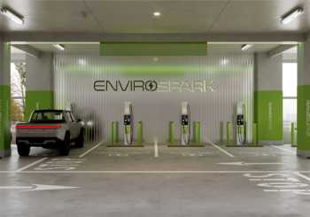 EnviroSpark has a broad footprint of over 8,200 charging bays across North America. Photo: EnviroSpark