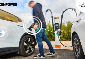 Kempower’s charging solutions and services are the newest addition to Yunex Traffic’s growing list of service partnerships with EV charger manufacturers and charge point operators. Image: Kempower